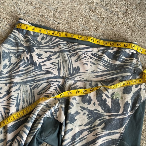 Adidas x Zoe Saldana Primegreen AEROREADY 7/8 Tights Leggings Blue Oxide: 3X - Picture 7 of 12